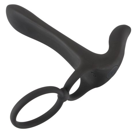 Pierścień wibrujący Black Velvets silikonowy USB 14 cm