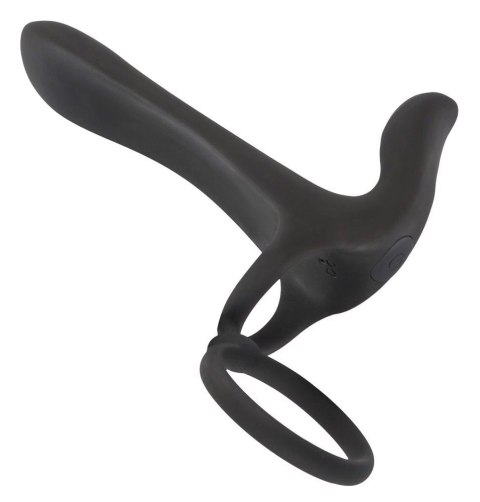 Pierścień wibrujący Black Velvets silikonowy USB 14 cm
