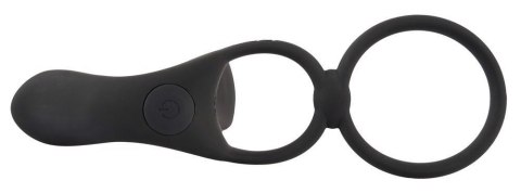 Pierścień wibrujący Black Velvets silikonowy USB 14 cm