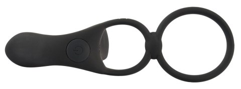 Pierścień wibrujący Black Velvets silikonowy USB 14 cm