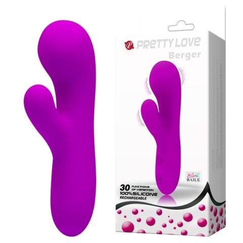 Potężny mini wibrator króliczek Pretty Love Berger 30 funkcji silikonowy