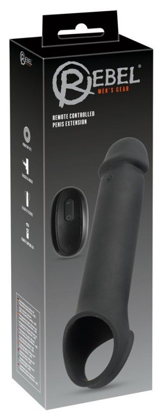Przedłużka na penisa Rebel RC z wibracjami 25 cm