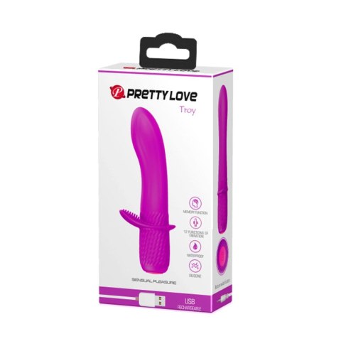 Wibrator punktu G Pretty Love Troy 12 wibracji pamięć