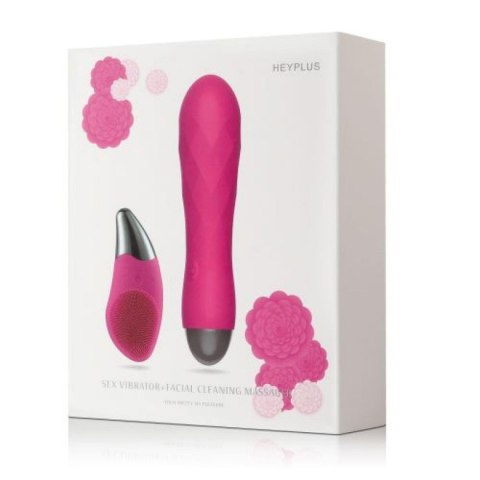 Wibrator z dwoma silnikami Leten Pro Delight różowy USB 12,5 cm
