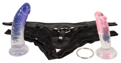 Zestaw strap on You2Toys z dwoma dildami