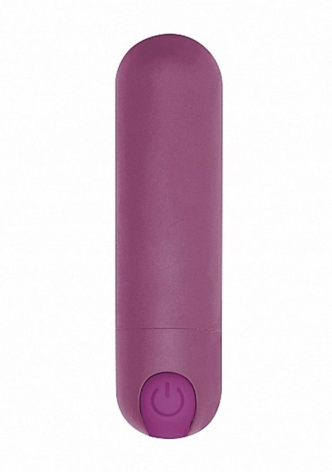 Mini wibrator pociskowy 10 prędkości Be Good Tonight fioletowy USB 8cm