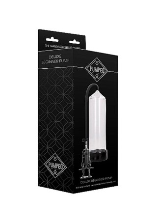 Pompka do penisa Pumped Deluxe Beginner transparentna 23 cm