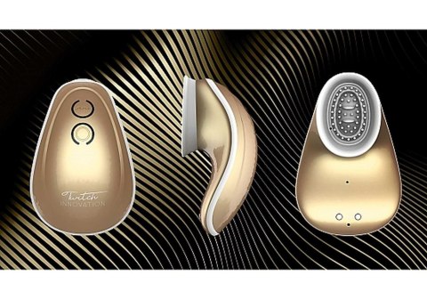 Stymulator łechtaczki ssący wibrujący Innovation złoty USB