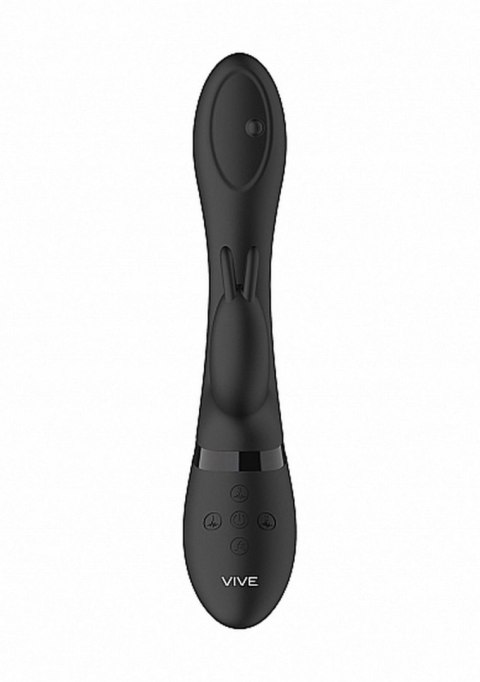 Wibrator króliczek Mira wirujący punkt G Vive silikonowy czarny USB