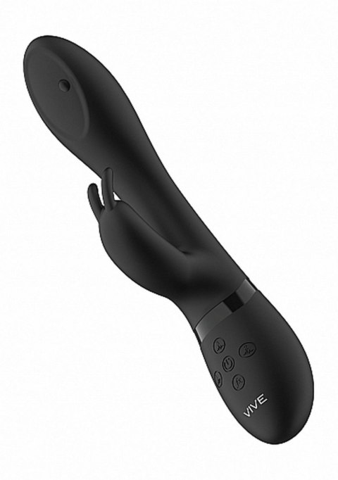 Wibrator króliczek Mira wirujący punkt G Vive silikonowy czarny USB