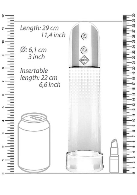Pompka automatyczna Pumped Luv transparentna 20 cm