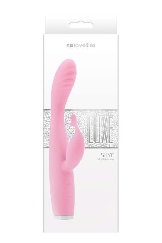 Wibrator króliczek Luxe Skye różowy silikonowy USB