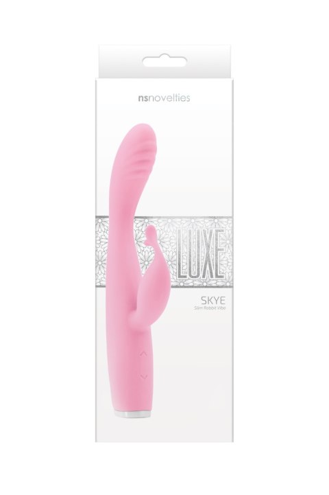 Wibrator króliczek Luxe Skye różowy silikonowy USB