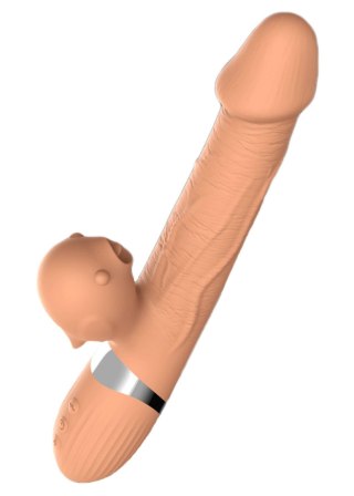 Wibrator posuwisty z językiem Lyla silikonowy USB