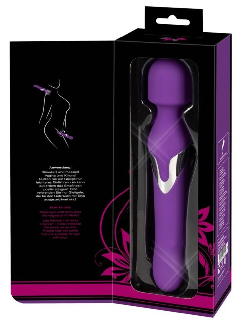 Wibrator wand z perłą Javida silikonowy USB 24 cm