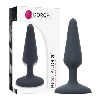 Korek analny smukły silikonowy Dorcel szary 12 cm