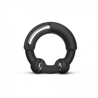 Pierścień erekcyjny silikonowy Stronger Ring Dorcel z metalowymi wypustkami