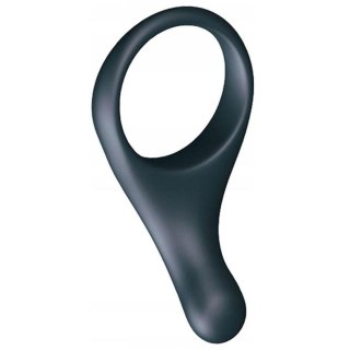 Pierścień erekcyjny wibrujący silikonowy Intense Ring Dorcel szary 12.5 cm
