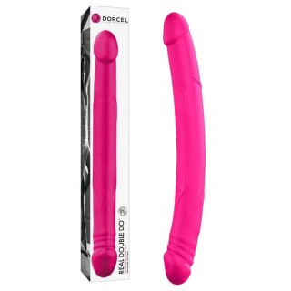 Podwójne dildo Dorcel Real Double silikonowe różowe 42 cm