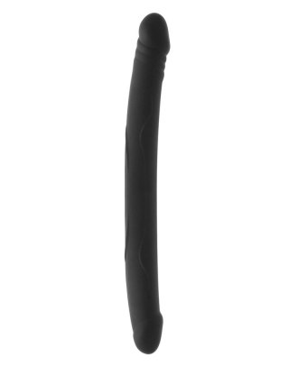 Podwójne dildo silikonowe realistyczne Dorcel czarny 42 cm