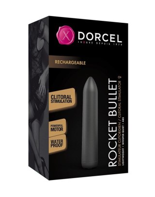 Wibrator Rocket Bullet Dorcel czarny 9 cm wodoodporny