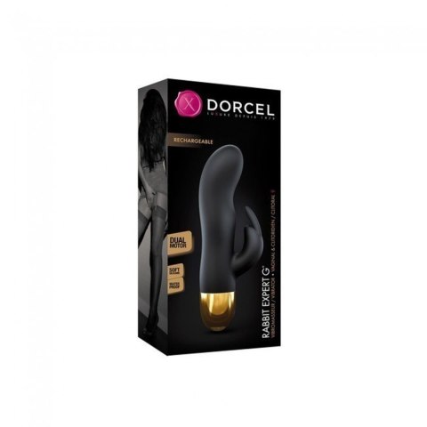 Wibrator króliczek Dorcel Rabbit Expert G czarnozłoty 19cm USB wodoodporny