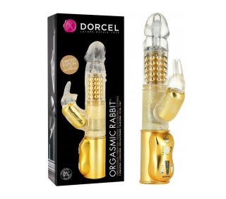 Wibrator króliczek Orgasmic Rabbit złoty Dorcel 25 cm