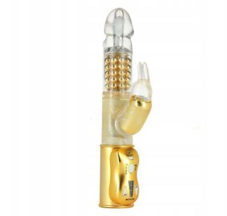 Wibrator króliczek Orgasmic Rabbit złoty Dorcel 25 cm