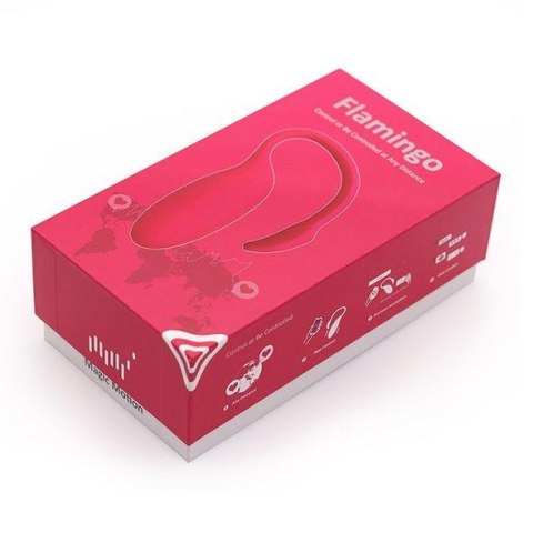 Wibrator punkt G Flamingo Magic Motion sterowany aplikacją silikonowy 7cm