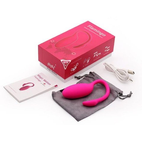 Wibrator punkt G Flamingo Magic Motion sterowany aplikacją silikonowy 7cm
