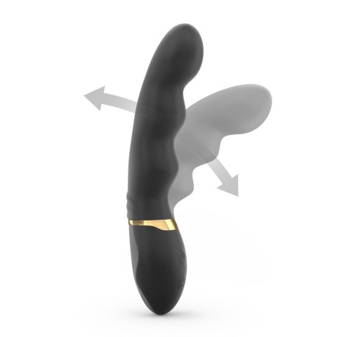 Wibrator punktu G Dorcel Too Much 2.0 z 3 silnikami czarny USB 22 cm