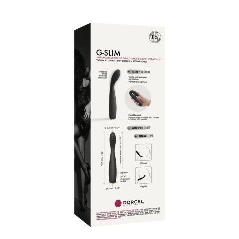 Wibrator punktu G smukły silikonowy GSLIM Dorcel 19 cm USB