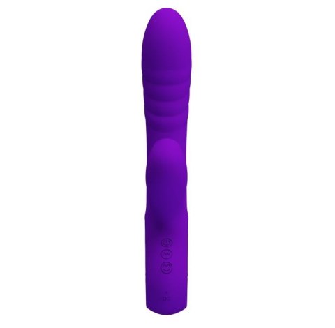 Wibrator ssący punktu G silikonowy Pretty Love fioletowy USB