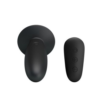 Wibrujący korek analny Mr Play z pilotem silikonowy czarny USB