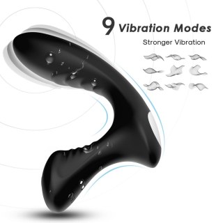 Masażer prostaty ergonomiczny silikonowy B Series Joy Storm czarny USB