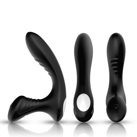 Masażer prostaty ergonomiczny silikonowy B Series Joy Storm czarny USB