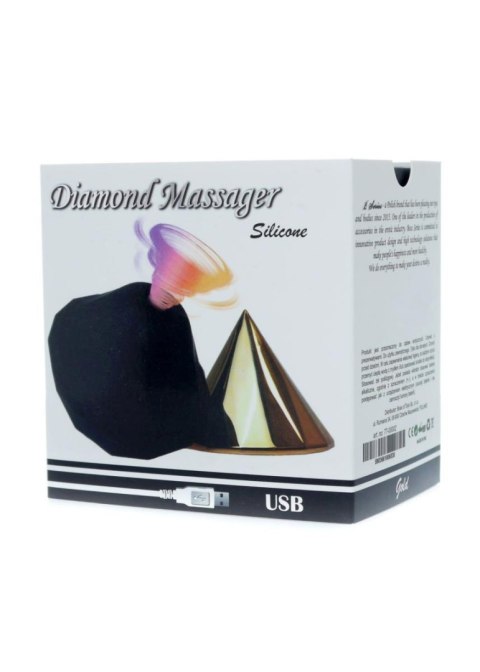 Stymulator Diamond Air Massager złoty USB 7 funkcji