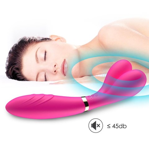 Wibrator dwuramienny Y Wand B Series Joy silikonowy różowy USB 19 cm