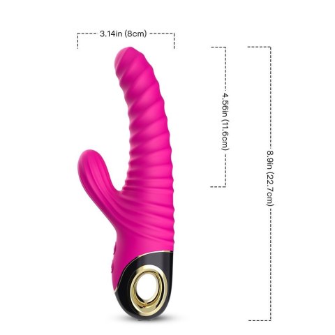 Wibrator punktu G Eternity silikonowy różowy USB wodoodporny