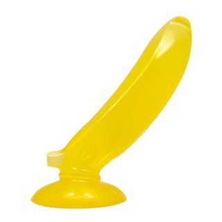 Dildo żelowe Baile Passionate Fruit z przyssawką żółte