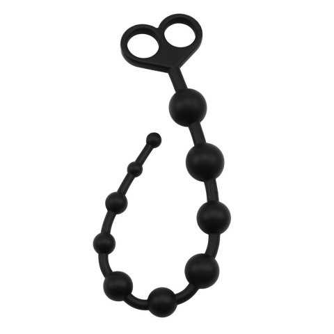 Koraliki analne silikonowe Black Mont 30 cm