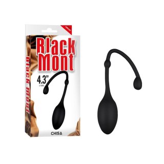 Kulka waginalna silikonowa Black Mont Velvet Kiss iOrgasm czarna 5 cm