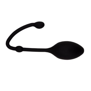 Kulka waginalna silikonowa Black Mont Velvet Kiss iOrgasm czarna 5 cm
