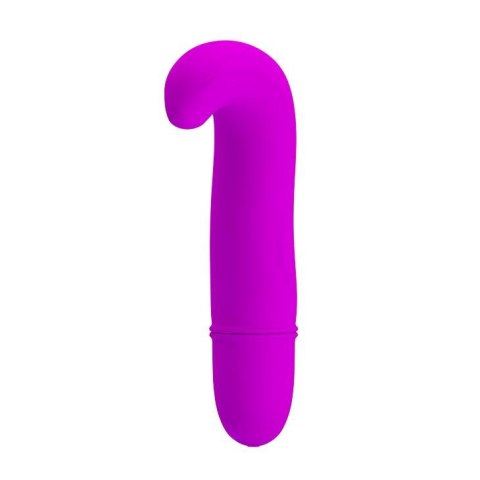Mini wibrator punktu G Pretty Love Dana silikonowy fioletowy 10 trybów