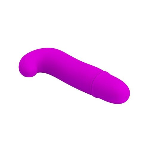 Mini wibrator punktu G Pretty Love Dana silikonowy fioletowy 10 trybów