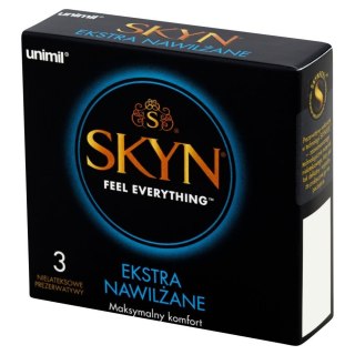 Prezerwatywy nielateksowe Skyn extra nawilżone 3 sztuki