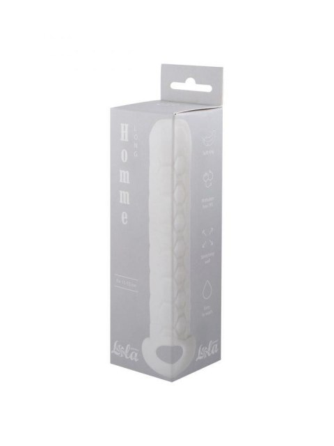 Przedłużka Homme Long biała TPE 15,5 cm