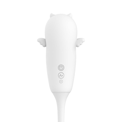 Stymulator bezdotykowy łechtaczki Viola biały silikonowy USB wodoodporny