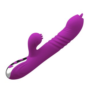 Wibrator Fairy stymulator łechtaczki silikonowy fioletowy USB 23 cm