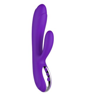 Wibrator króliczek podgrzewający Lyla fioletowy USB 22 cm